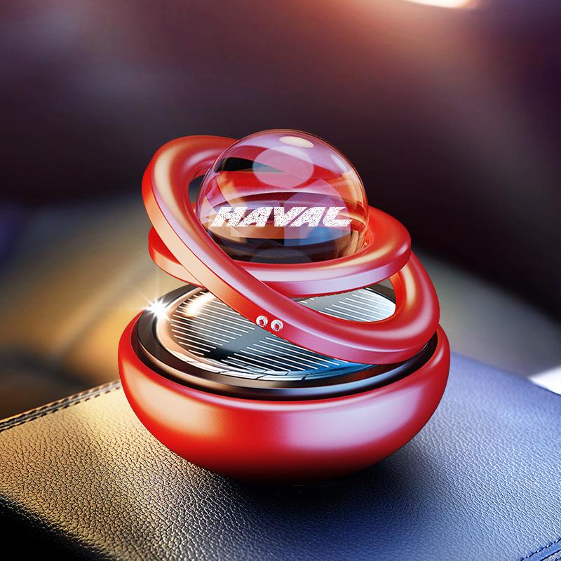 Solar Rotating Car Aromatherapy Ornament
