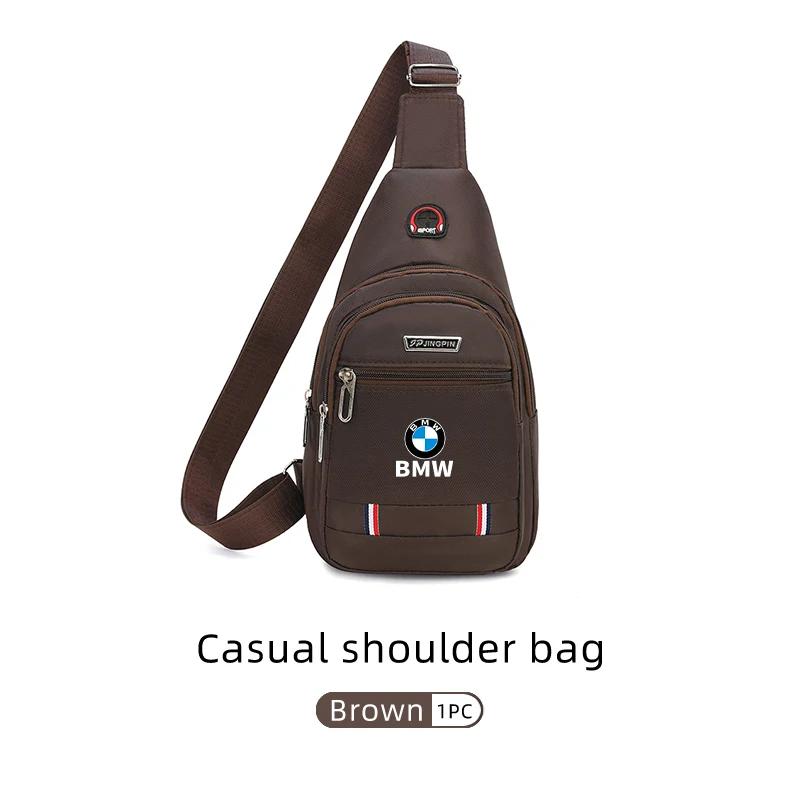 BAAW1 Car Sticker For BMW Car Men Chest Bag Crossbody Shoulder Purse Coin Wallet Accessories For BMW E46 E90 E60 F10 E39 F30 E36 F20 E