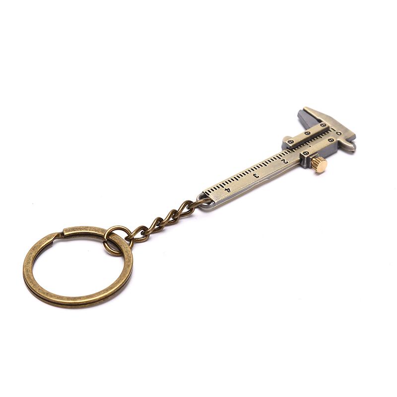 Portable 0-4Cm Mini Vernier Calipers Keychain Measuring Gauging Tools Key
