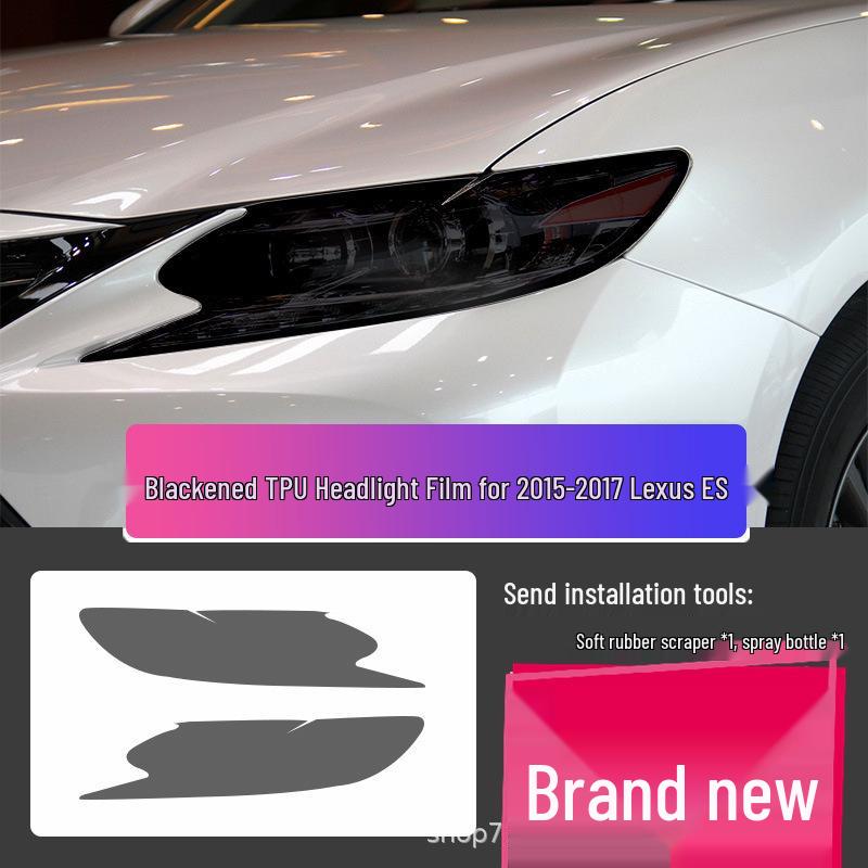 Transparent Smoked Protective Headlight Film for Lexus CT200, ES, RX, UX, IS, NX, LX