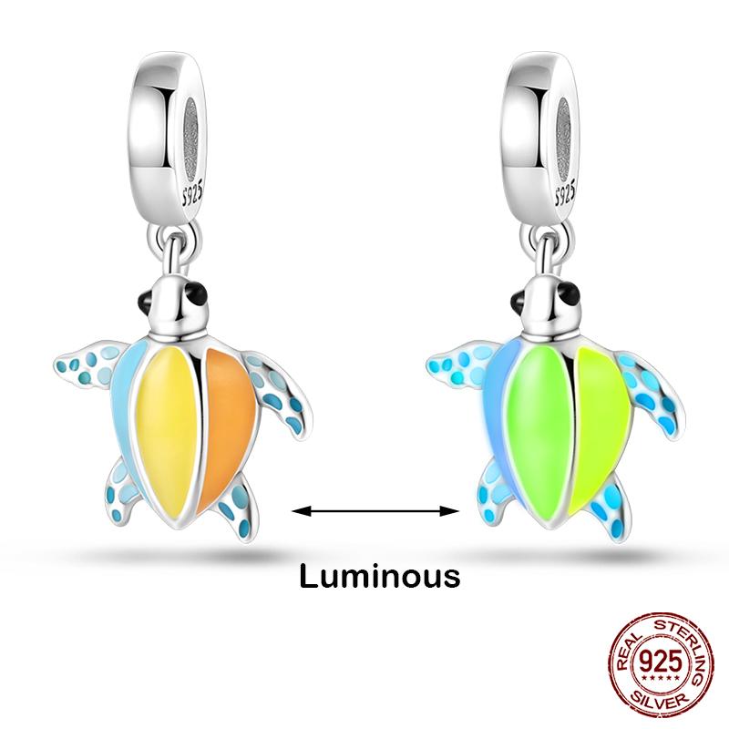 Kupferfarbene Im Dunkeln leuchtende Glühwürmchen Honigbiene Stern Anhänger Perlen Passen Qikaola Original Armbänder Feiner DIY Schmuck Geschenk