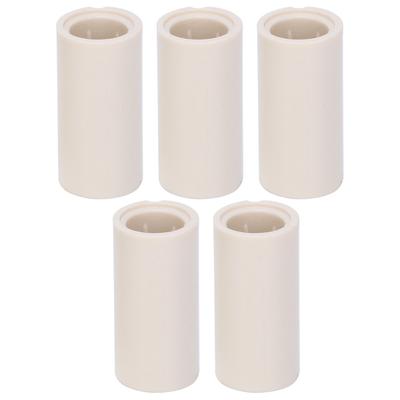 40pcs Pool Cue Ferrules White Fiber Stick Rod Repairing Tool Tubes Billiard Accessories12mm/0.5in