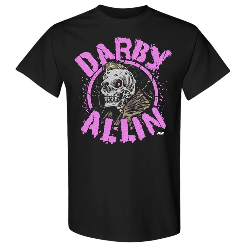

Darby Allin Afterlife AEW Official T Shirt - Men s Summer Cotton Graphic Tee S разноцветный