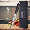 WXCOO Professional Kitchen Knives Household Meat Cleaver Serrated Steak Knives Japanese Santoku Fish Fillet Knife with Box