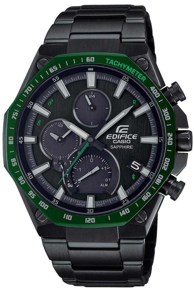 Casio Edifice Solar Super Slim High Spec Chronograph Watch Black EQB-1100XYDC-1AJF Men's
