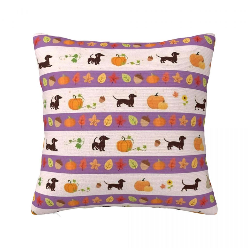 Dachshund Throw Pillow Cover Cushions for Sofa Gift for Animal Dog Lover 4545cm Cushion Covers