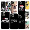 Autumu French Bulldog Art Phone Case Cover for iPhone 17 Air 16 16e 15 12 11 13 14 Pro Max Apple Plus Coque