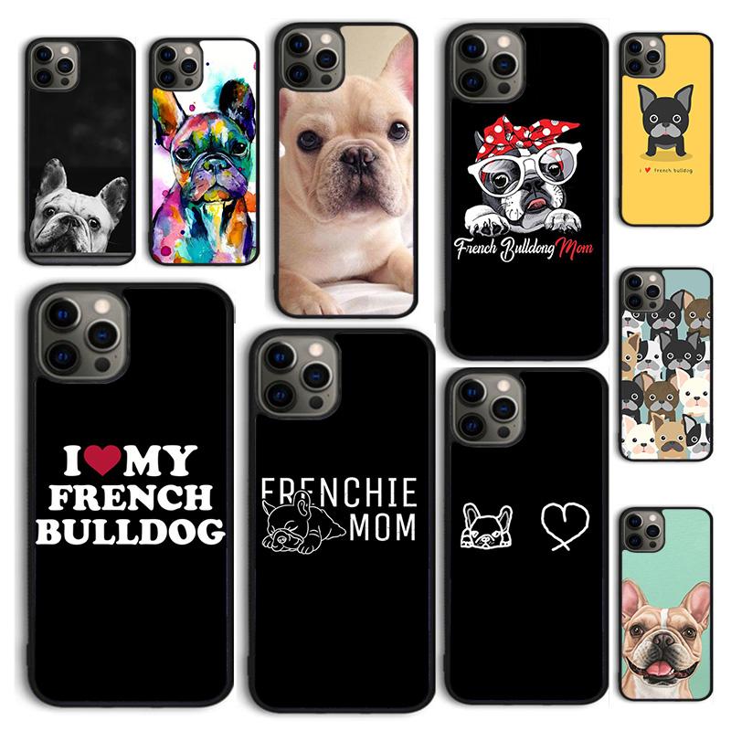 Autumu French Bulldog Art Phone Case Cover for iPhone 17 Air 16 16e 15 12 11 13 14 Pro Max Apple Plus Coque