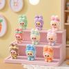 9pcs/Set Doubao Figure Toy Mini Butterfly Knot Rabbit Figurine Desktop Decoration Ornaments Toys Boys Girls Christmas Gifts