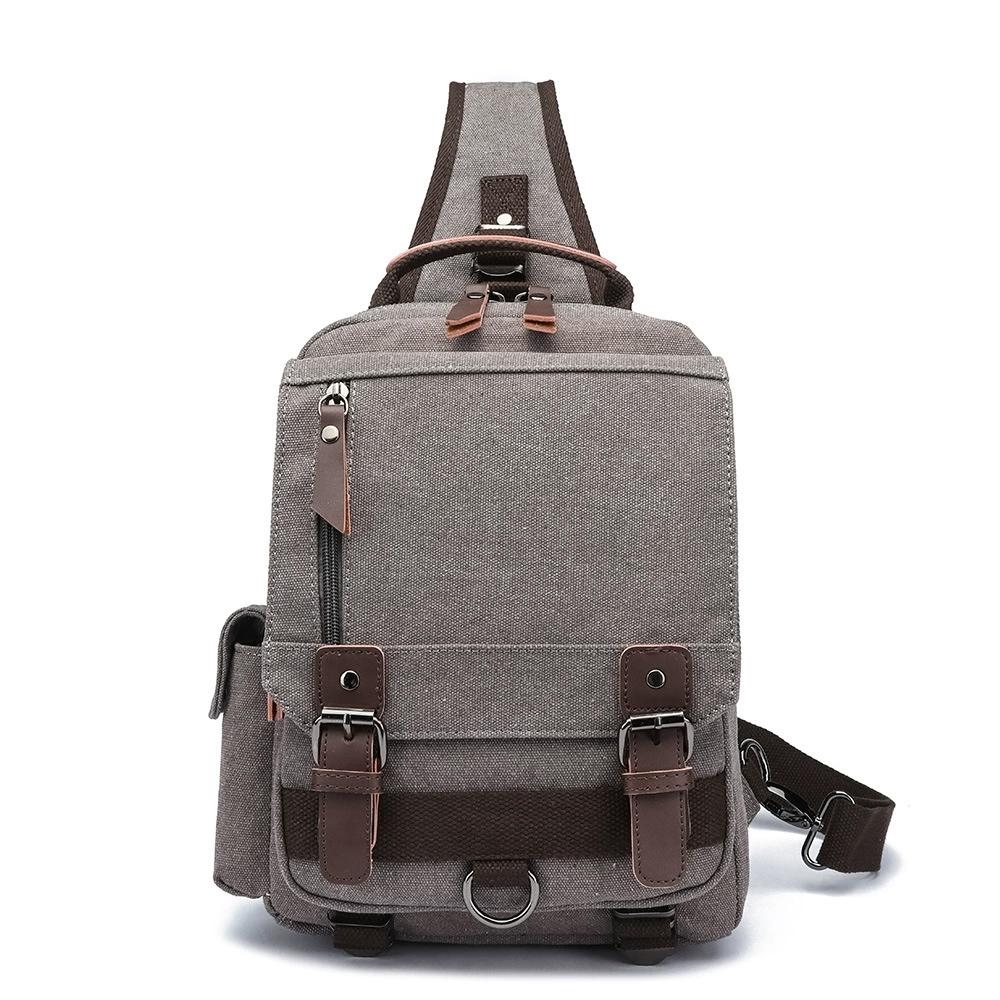 Retro crossbody taška, plátěná taška přes rameno pro muže a ženy, taška přes rameno, cestovní taška