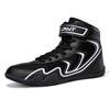 High-Top Boxing Shoes Men Women Breathable Mesh Upper Lace-Up Wrestling Sneakers Non-Slip Sport Footwear