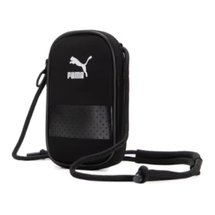 New PUMA Fabric Shoulder Bag Crossbody Bag Women's Black 090383-01