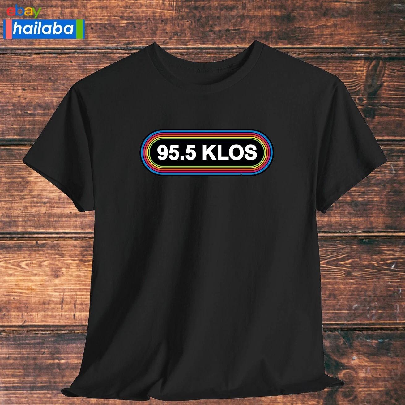 

95.5 Klos Rocks Radio T shirt Logo Many Colors Size S to 5XL Made In USA S