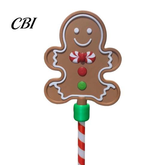 Magic Card Holder for Payment Christmas Tap-to-Pay Wand, Candy Cane Handle Credit Holder, Cute Retail Tool Self Checkout Santa Snowman Tree
