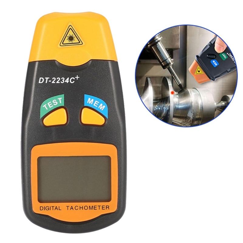 Easy To Use Digital Tachometer Digital Speed Meter Speedometer With No Contact Technology For Machinery