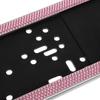 1PCS Universal an License Plate Frame Russian Car Licence Number Plate Frame Crystal Diamonds License Plate Holder