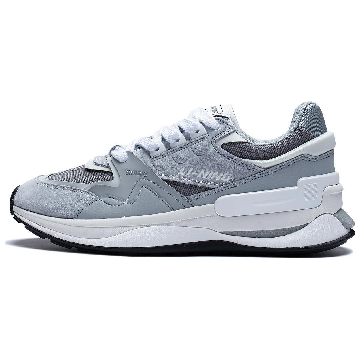 

New LiNing 001 Innocence V2 Innocent V2 Durable Breathable Low Top Sports Casual Shoes Gray White AGCT017-3 39.5
