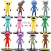 Sprunki Beat Boxes 12pcs Character Figurines Movable Heads Unique Decor Gifts