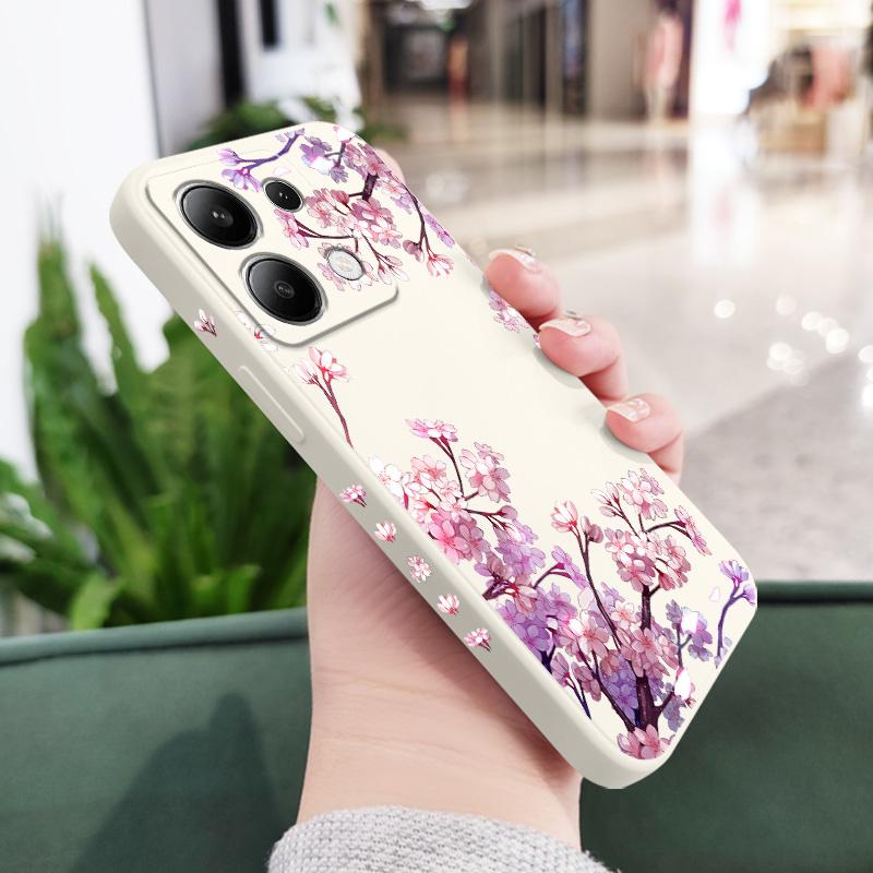 Falling Flowers Phone Case For Xiaomi Poco X8 M8 Pro Max 5G Silicone Cover Poco M8 5G