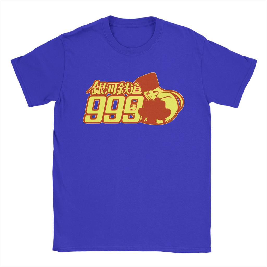 Creative GALAXY EXPRESS 999 TShirt Men Crew Neck Pure Cotton T Shirt  Short Sleeve Tee Shirt New Arrival Clothes