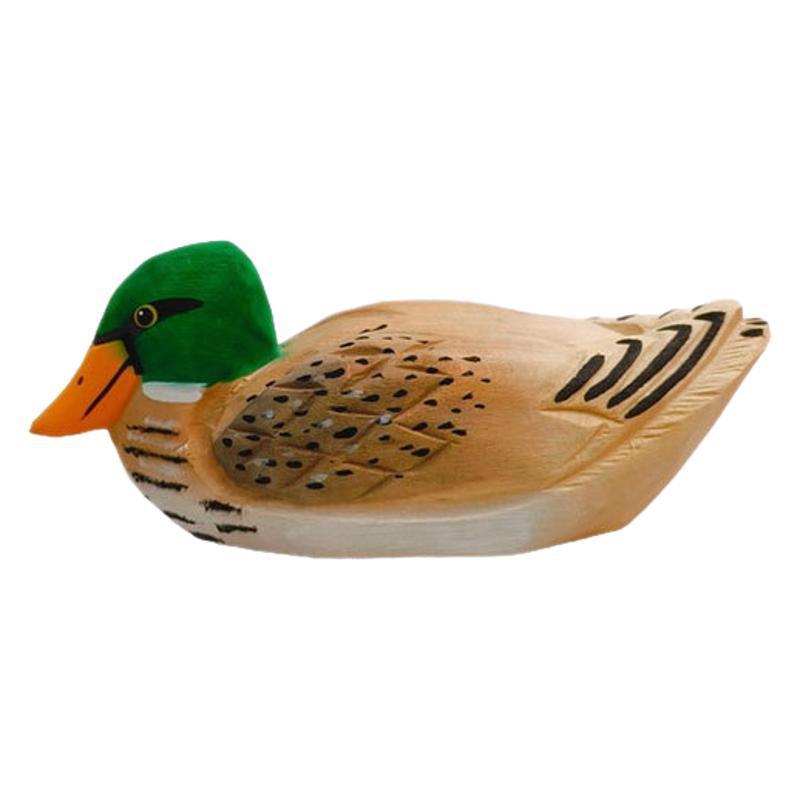 Wooden Duck Carving Gift For Kids And Friends Handmade Ecofriendly Home Decor