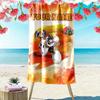 Personalisierbares diddl Print Strandtuch, Großes Weiches Schnelltrocknendes Handtuch für Strand Camping Schwimmen