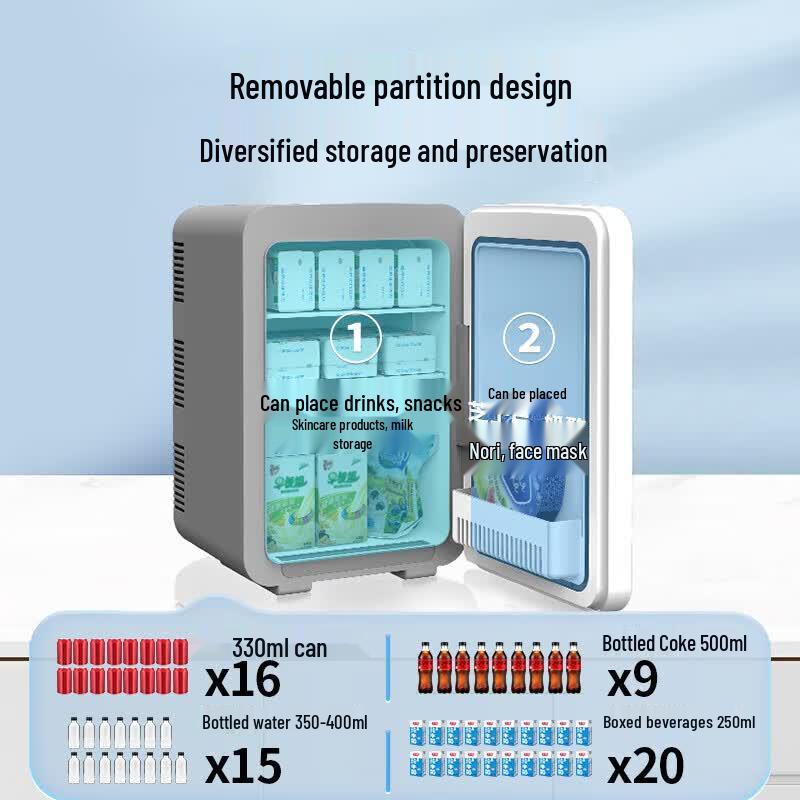 Midea Mini Portable Refrigerator with Cooling & Heating CN plug (adapter included)