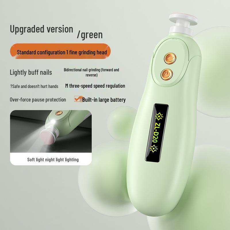 Children s Silent Electric Nail File & Clippers: Baby Nail Care Tool