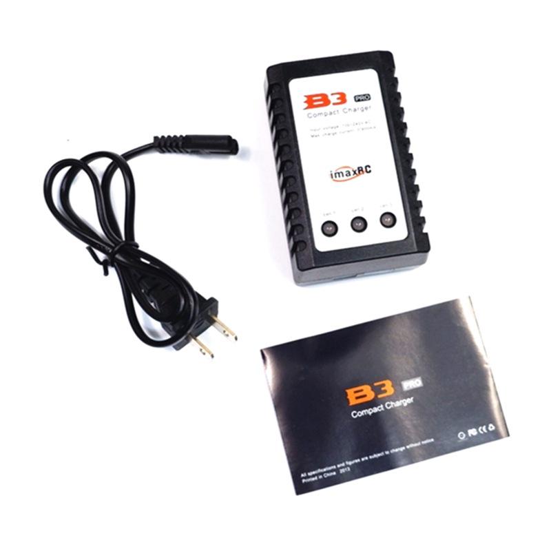 B3 Lithium Battery Charger: 11.1V Balance, 7.4V Cable, 20W Fast Charging for Toys.