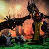 Flying Dragon Smaug Viserion Model Building Blocks Kids MOC Puzzle Educational Toy for Boys