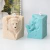 3D Animal Shaped Candle Mold Aromatherapy Soap Mould Resin Epoxy Mould Plaster Ornament for Birthdays and Festivals