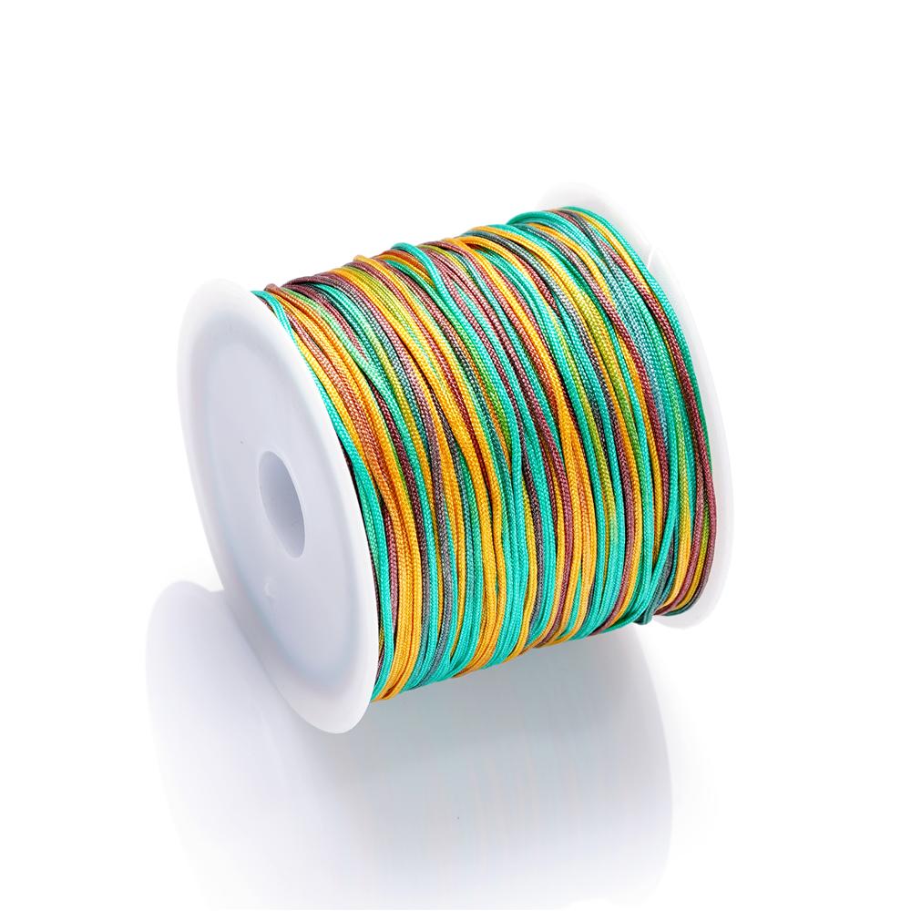 30M/Rolle 0,8mm Nylonfaden Schnur Chinesische Knoten Quasten Schnur Armband Geflochtene Schnur für DIY Schmuckherstellung Zubehör Zubehör