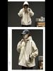 Herren Lockerer Kapuzen-Bergsteigerjacke: Japanische Mode, Amerikanisch Lässig, Frühling/Herbst