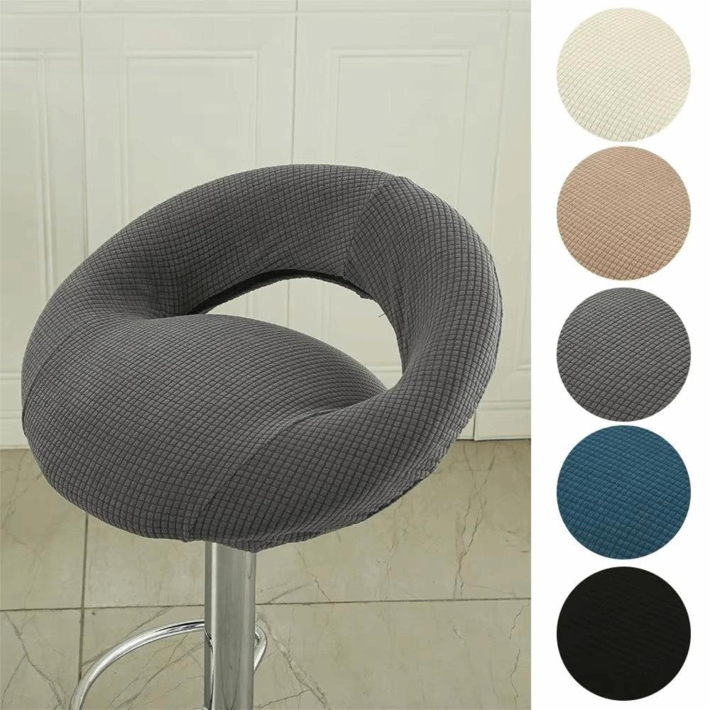 Breathable Chair Cover Hollowed-out Design High-leg Chair Cover Bar Chair Counter Use
