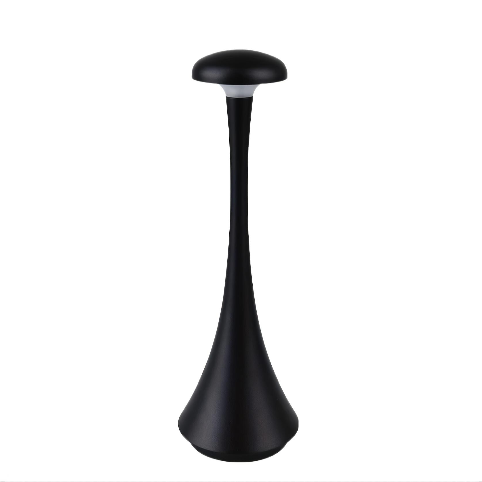 

Перезаряжаемая настольная лампа, Бесступенчатая регулировка яркости, Современная настольная лампа с сенсорным управлением - 3 цвета (Прохладный/Естественный/Теплый), Настольная лампа для спальни для украшения дома 1pc