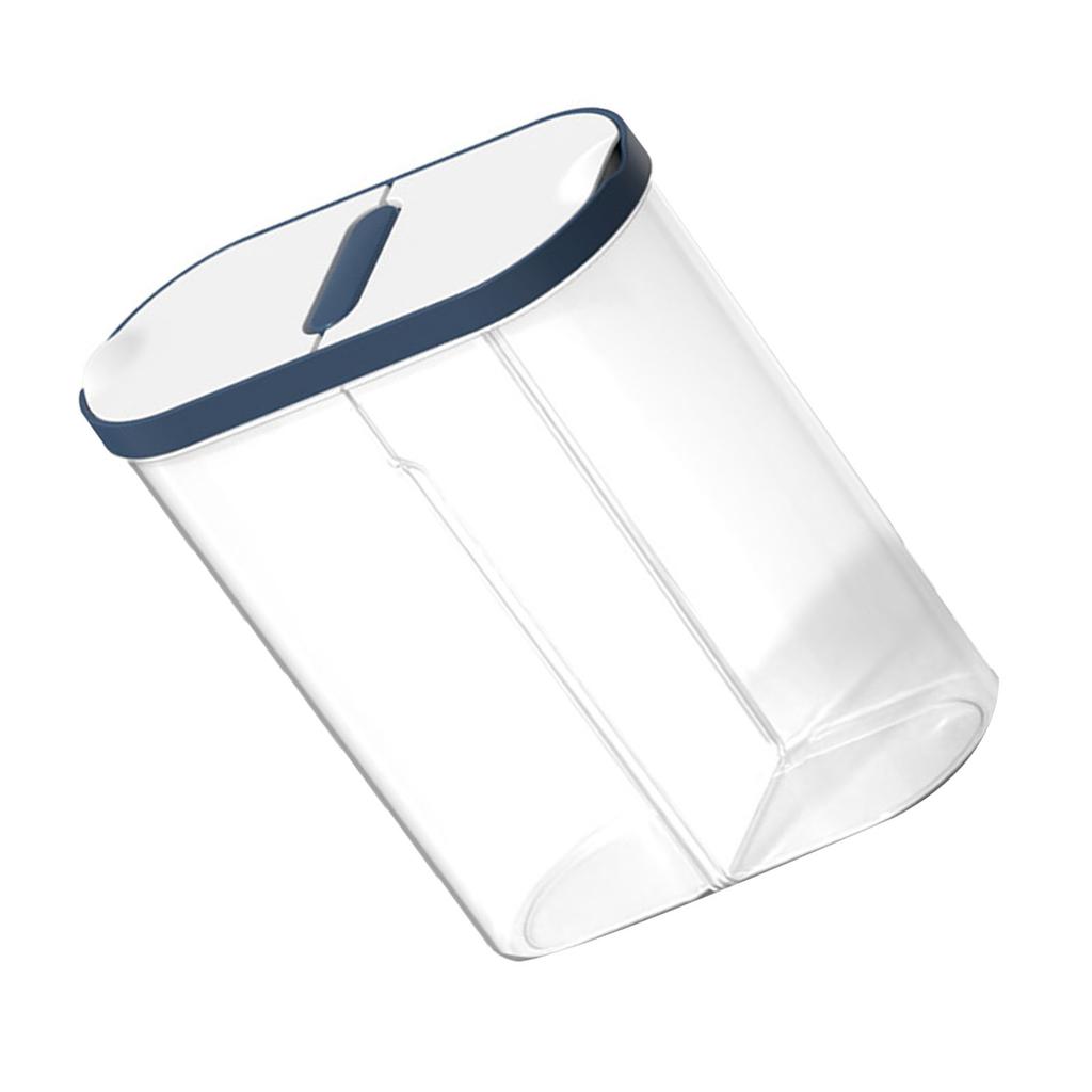 Cereal Container Plastic Space Saving Divided Storage Airtight Food Storage Containers for Kitchen