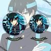 Blue Lock Itoshi Rin Keychain & Postcard Set - Anime Fan Merchandise