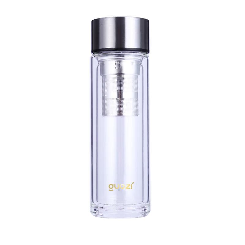 GUOZI GZ-YZ004 Double-Layer Glass Tea Infuser Mug