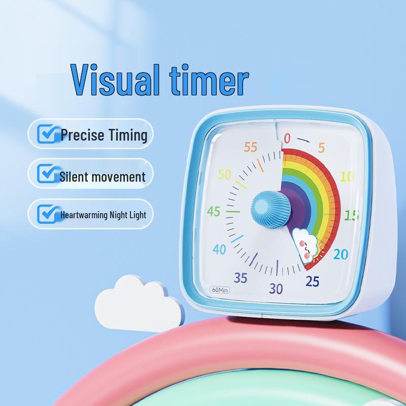 Kids' Visual Multifunction Electronic Timer for School Tasks
