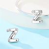 Copper 26 Letter A-Z Alphabet Charm Beads Fit Original Bangle Bracelet Necklace Pendant Jewelry Accessories Making