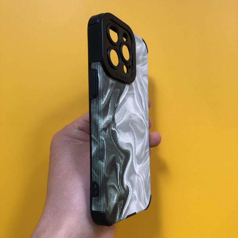 Pouzdro na telefon Green Stripe pro Iphone 14 Pro Max 11 13 Mini 12 Nárazuvzdorný silikonový kryt pro Iphone Xr Xs Max X 7 8 Plus Se2020 6s