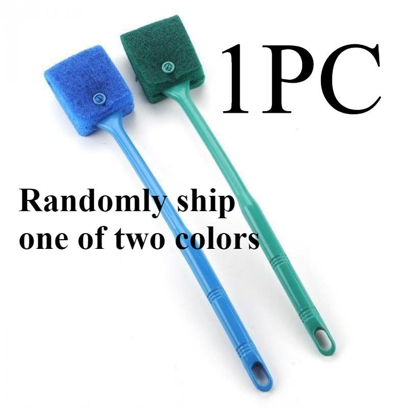 

1PC color random shipping fish tank cleaning brush long handle fish tank cleaning glass cleaning equipment fish tank brush