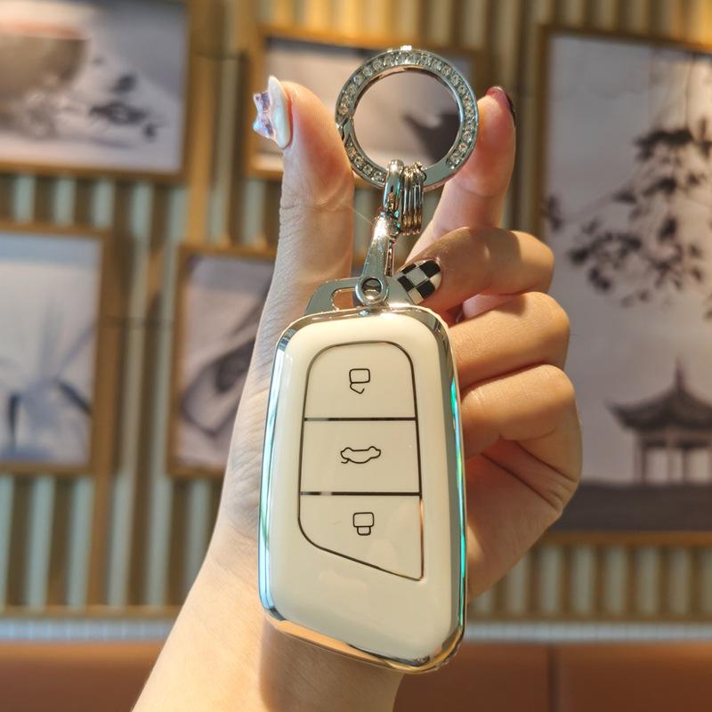 Chery QQ Ice Cream & Sundae Edition Key Cover for Little Ant Pro/EQ1/Arrizo 5/E3 with Snap Button Set.