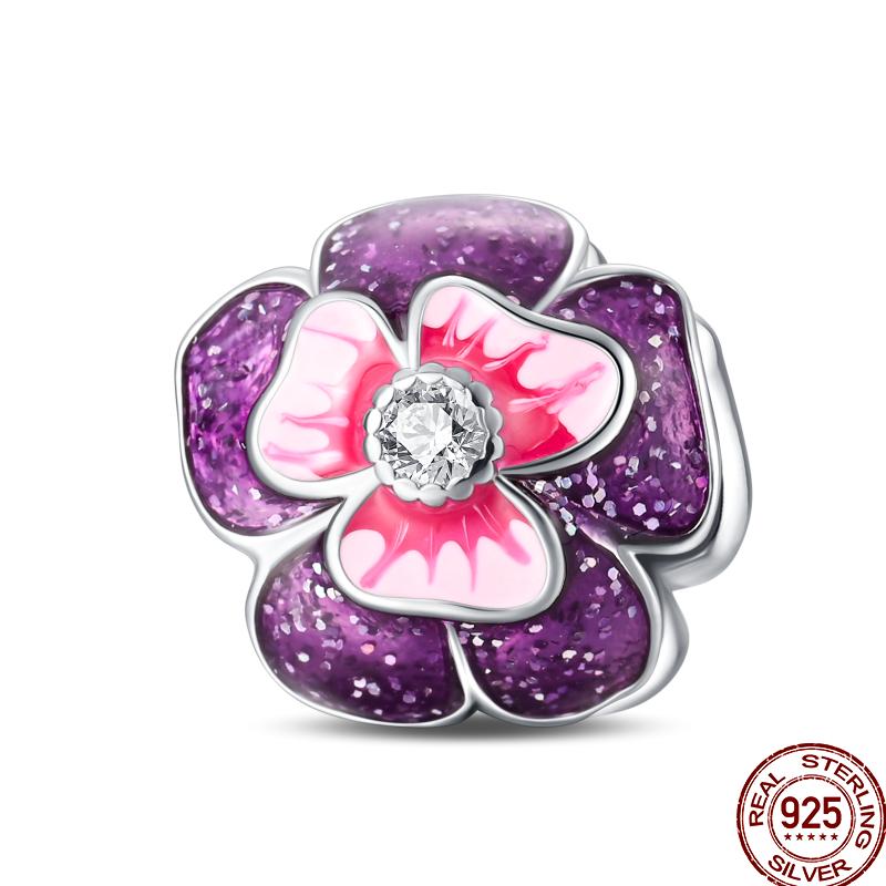 Copper Spring Insect Butterfly Series Gift Beads Suitable For 3Mm Original Bracelet Diy Birthday