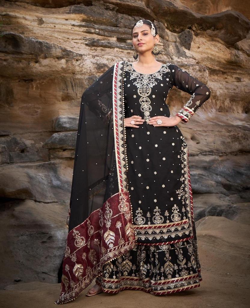 Indian Pakistani Kurta Pant Dupatta Set Bollywood Top Tunic Salwar Kameez Kurti Salwar Suit