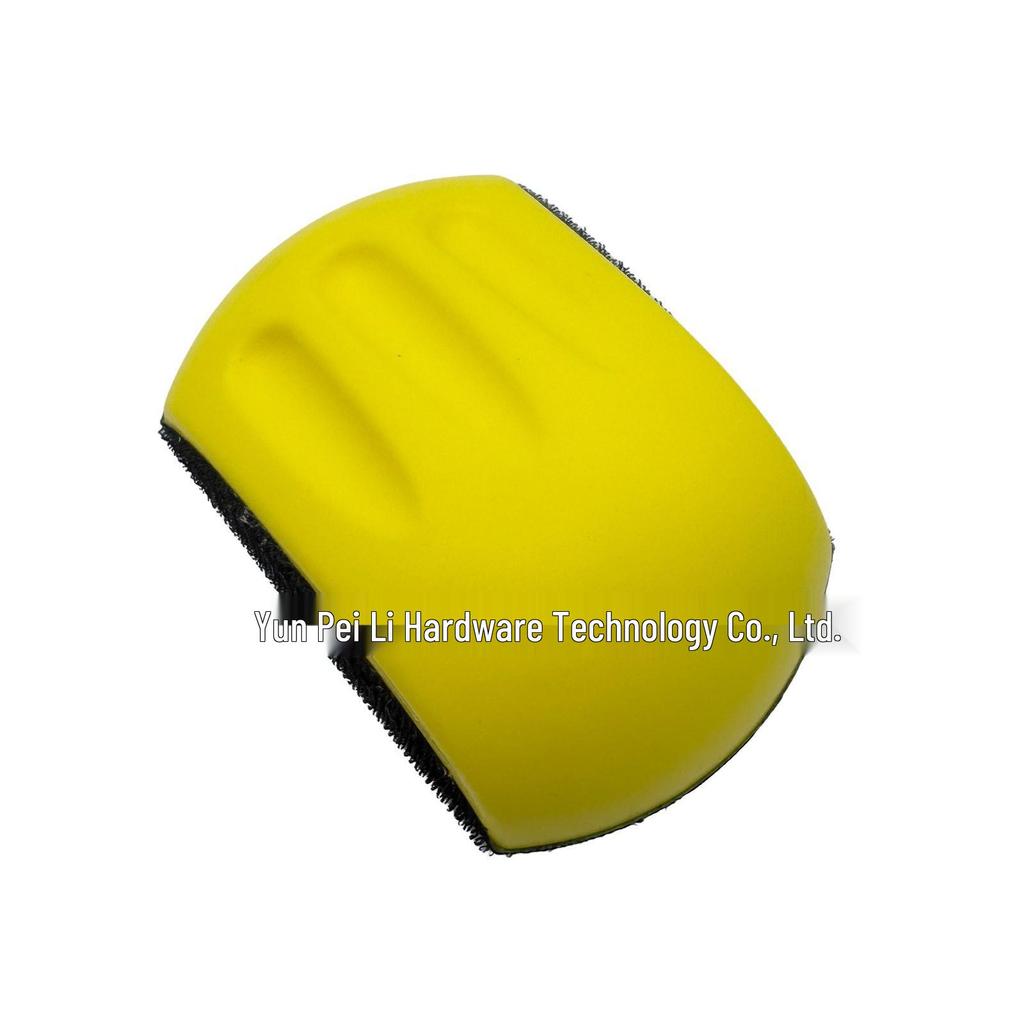 Round Hand Sanding Pad with Self-Adhesive Sandpaper for Car Polishing and Cleaning