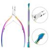 1 Set Professional Cuticle Trimmer Remover Pusher Scissors Stainless Steel Cuticle Nipper Cutter Clipper Pedicure Manicure Tools