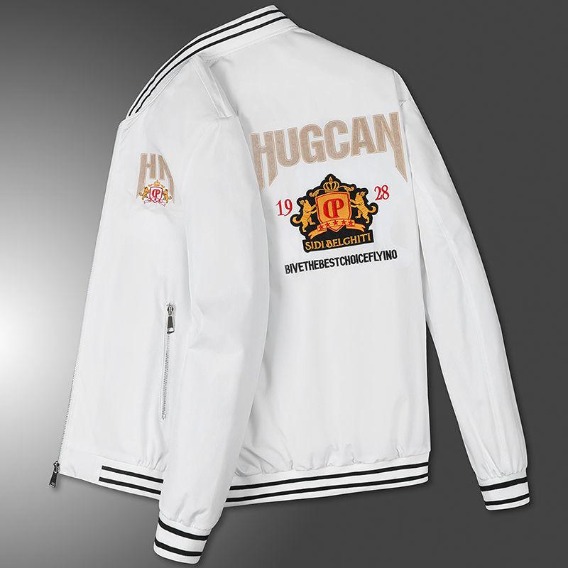 Men's Jacket Spring and Autumn Youth Large Size Versatile Handsome Thin Jacket Casual Trend Autumn