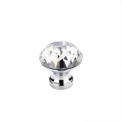 2pcs Crystal Alloy Bright Handle Simple High-end Wardrobe Door Cupboard Handle