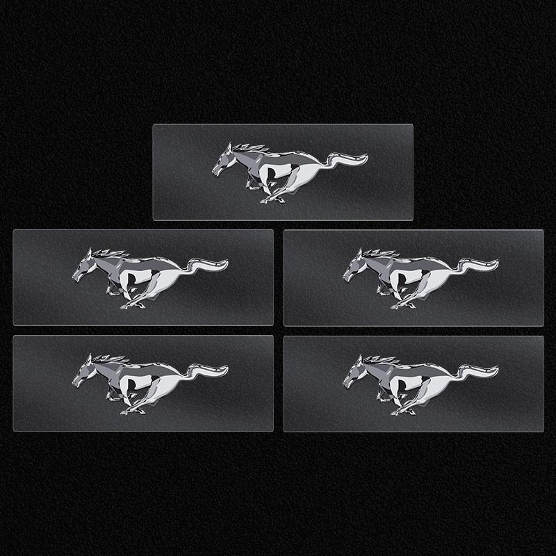 Tilfeldige bilinteriørklistremerker Bilrattdekor Bilstyling For Ford Focus Mk2 Mk3 Fiesta Ranger Mondeo S-MAX Kuga Mustang